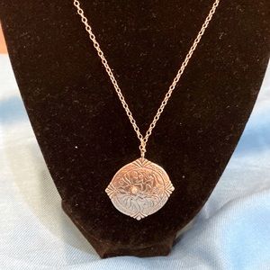 Silpada Sterling Silver Medallion Necklace